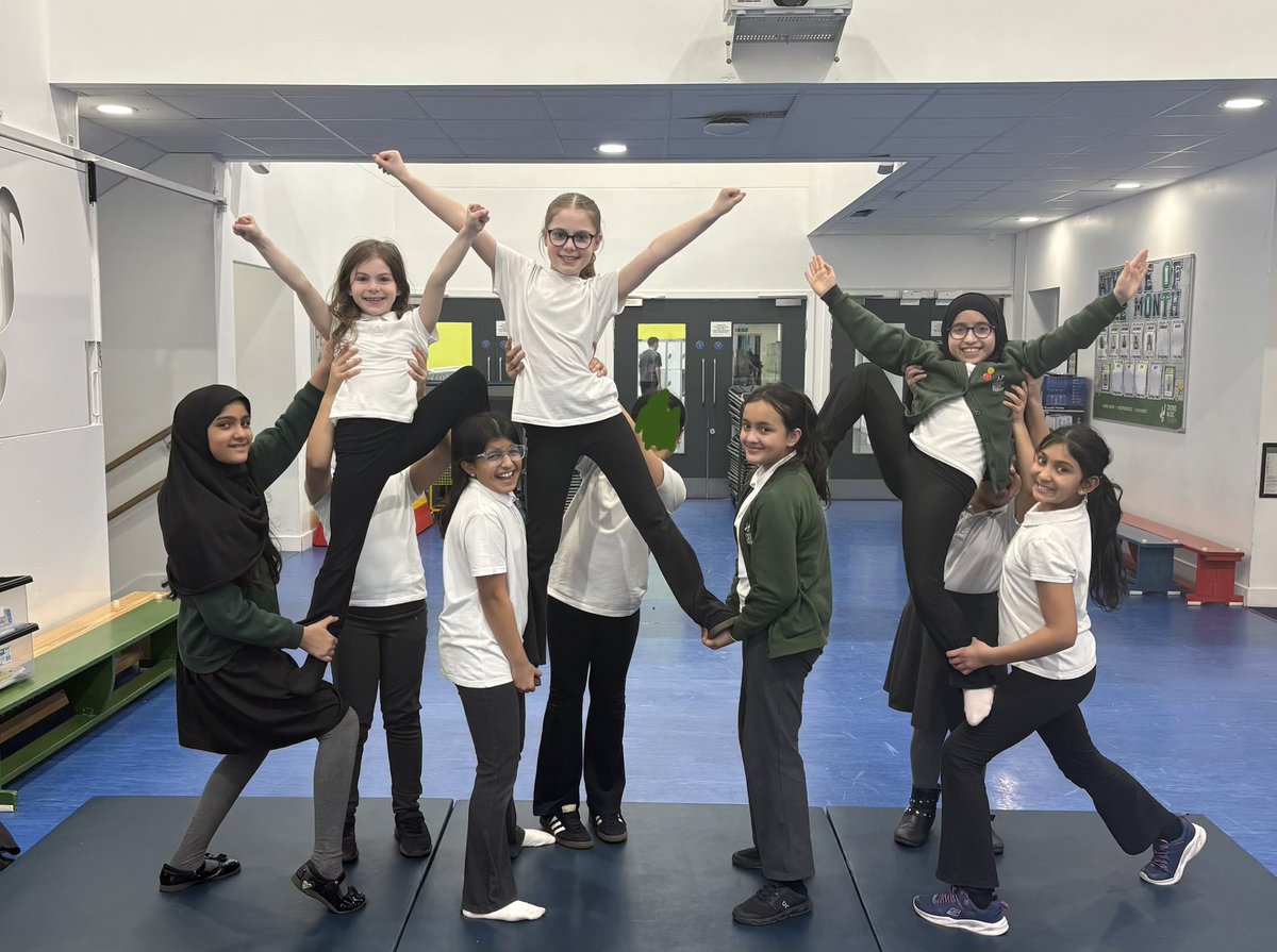 Miss Collins dance team working super hard in rehearsals for the Bradford School Games Dance Festival 🌟💃<a href="/DixonsMP/">Dixons Music Primary</a> 

#teamworkmakesthedreamwork #DanceFestival #BradfordSchoolGames