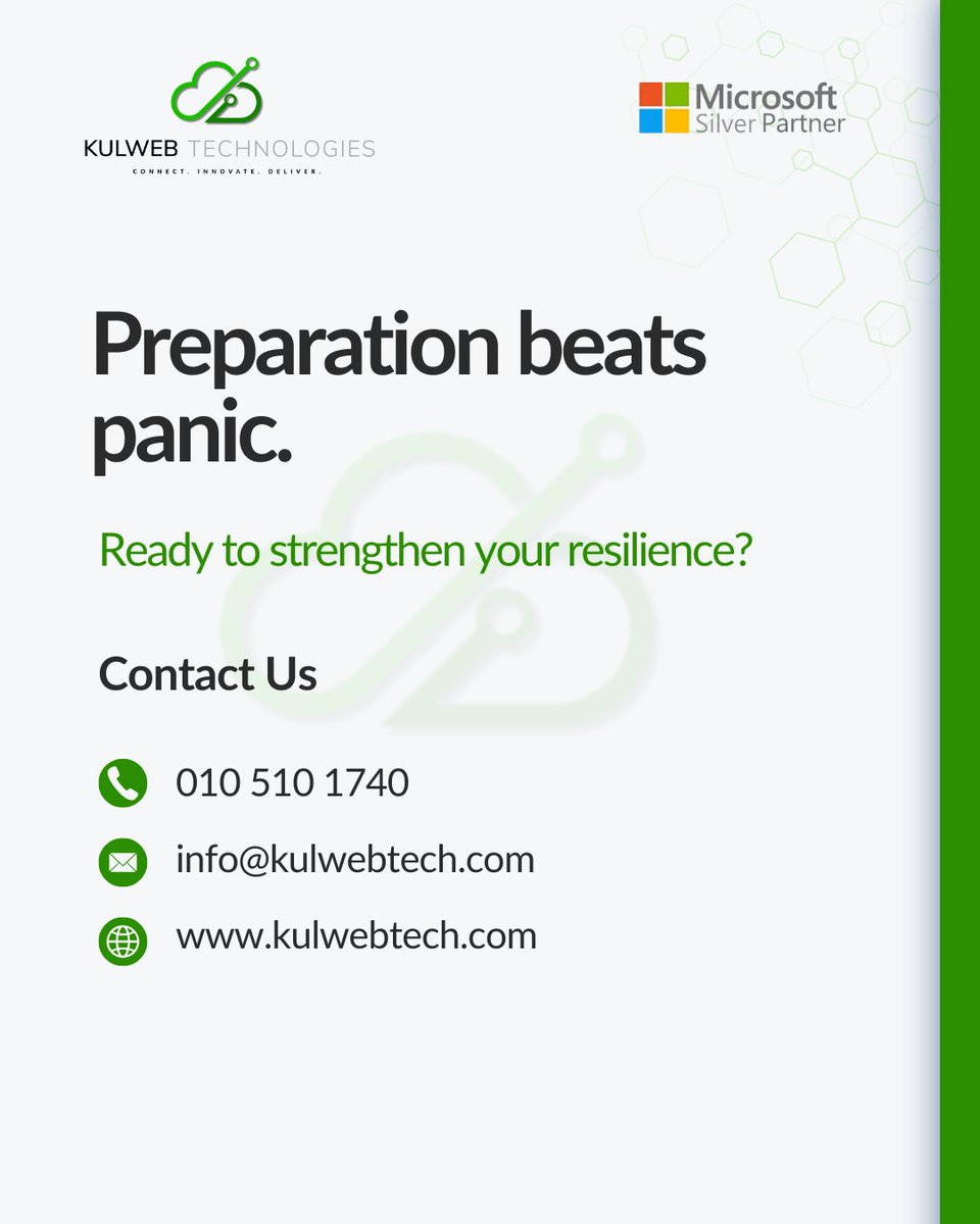 kulwebtech's tweet photo. Earlier this week, Microsoft 365's Admin Centre went down. This is the 3rd major outage in a month and SA businesses felt it too.

Cloud infrastructure doesn't respect borders. When the control layer fails, operations stop.
.
#Microsoft365 #Cloud  #ManagedIT https://t.co/VAOo2o27I7