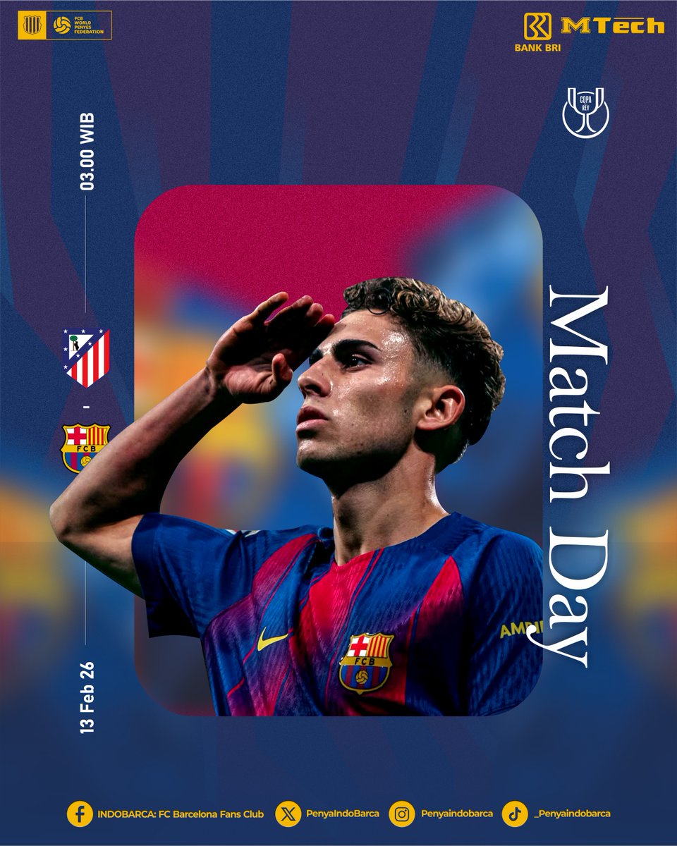 PEJUANGGG SUBUHHHH 🔥🔥🔥

Prediksi mimin 3-1 untuk keunggulan Barca!!!

Bismillah finalll...

#indobarca #CopaDelRey