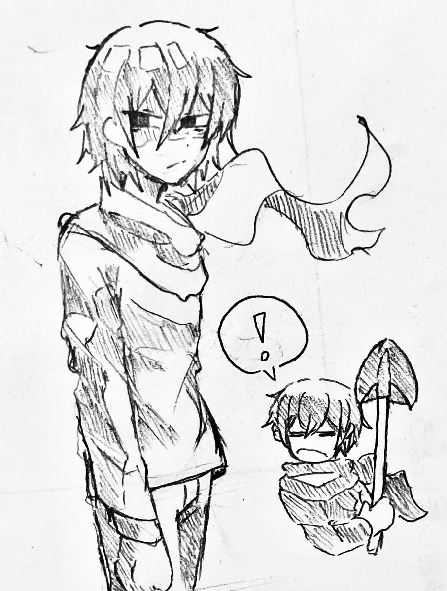 落書きファンアートです‼️
#信号機tale