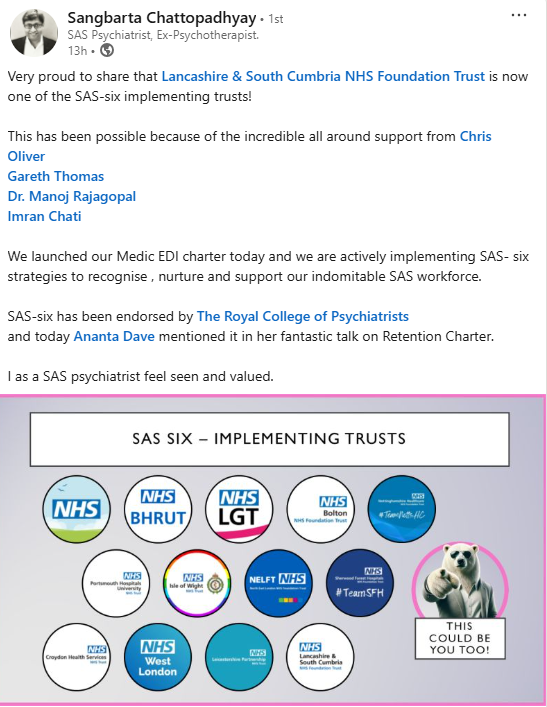 RCPsych SASDoctors tweet media