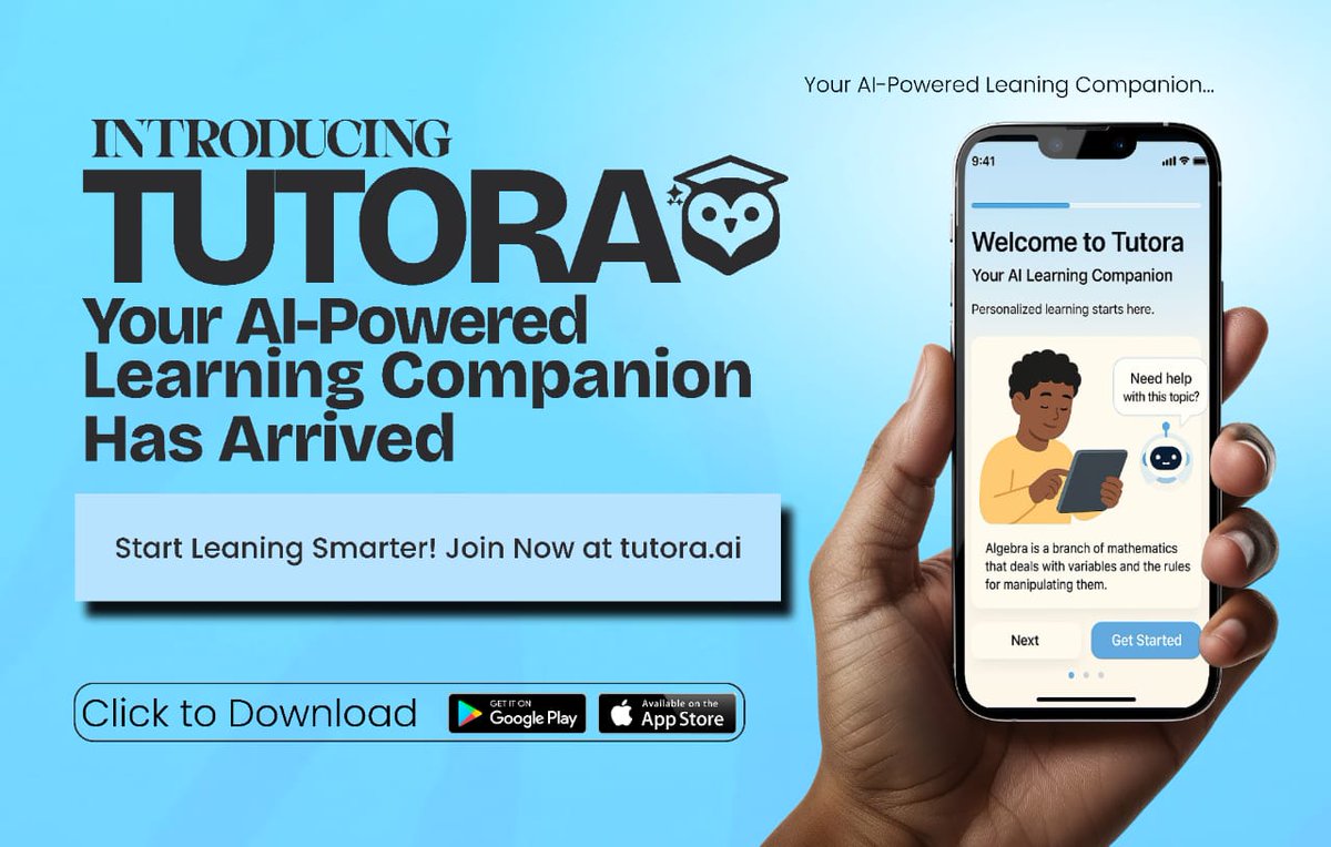 Holubright1's tweet photo. As a creative, I love projects that don’t just “look good”  they communicate clearly and convert confidently.

Introducing Tutora Your AI-Powered Learning Companion.

The goal?
Design a visual identity that feels:  Smart but friendly
• Tech-driven but human
• Modern yet simple https://t.co/yw3LUD0WoN