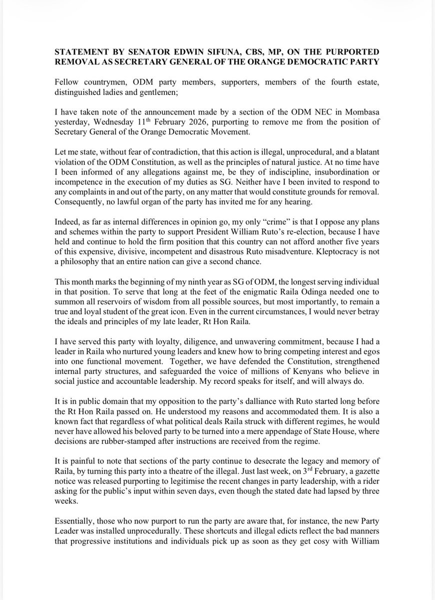 edwinsifuna's tweet image. My full statement