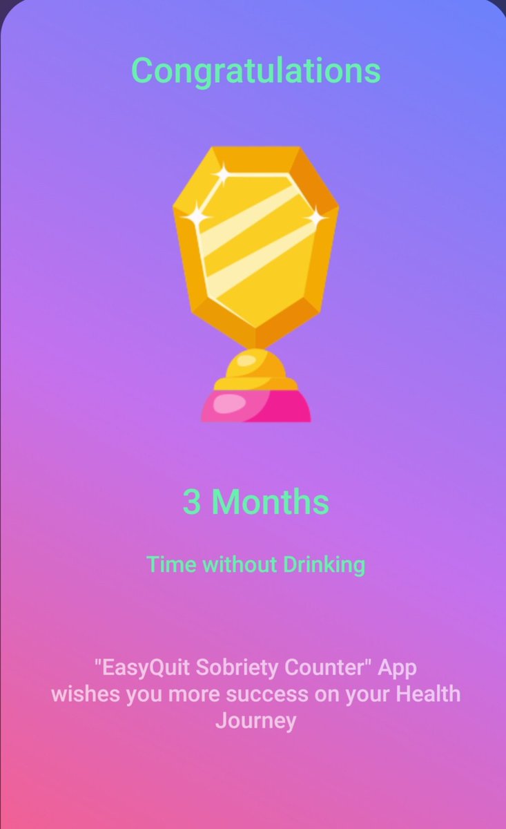 rob1174's tweet photo. Aka 1/4 of a year. Been a shit couple months but I didn't give up. Feeling super proud today.  30 years of addiction and im breaking that abusive relationship #odat https://t.co/j2CusbVp61