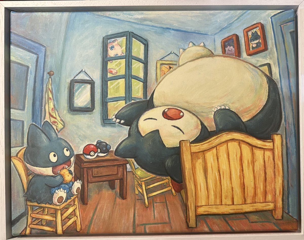 完売情報】 ✨ゴッホ展限定販売キャンバス【カビゴン】✨ こちら完売