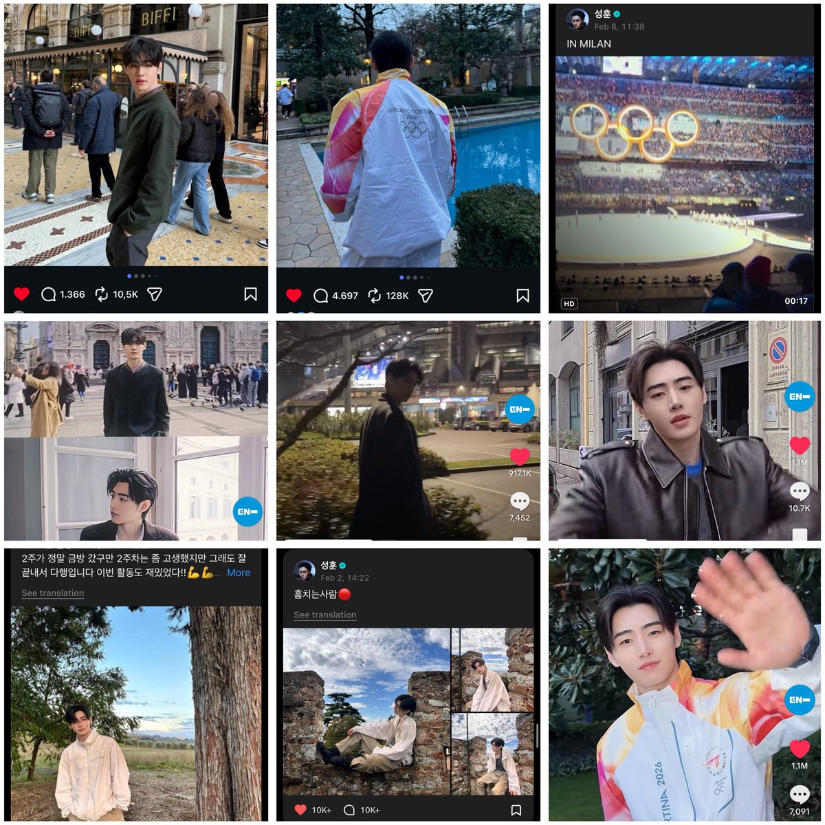 how much do you like italy?
sunghoon: YES