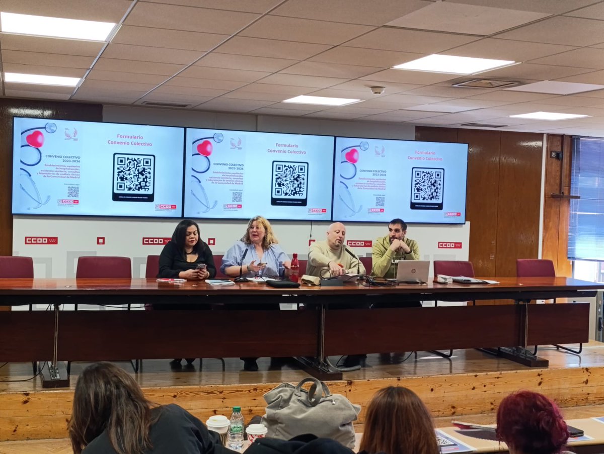 #estapasando reunión del sector de sanidad privada de Madrid