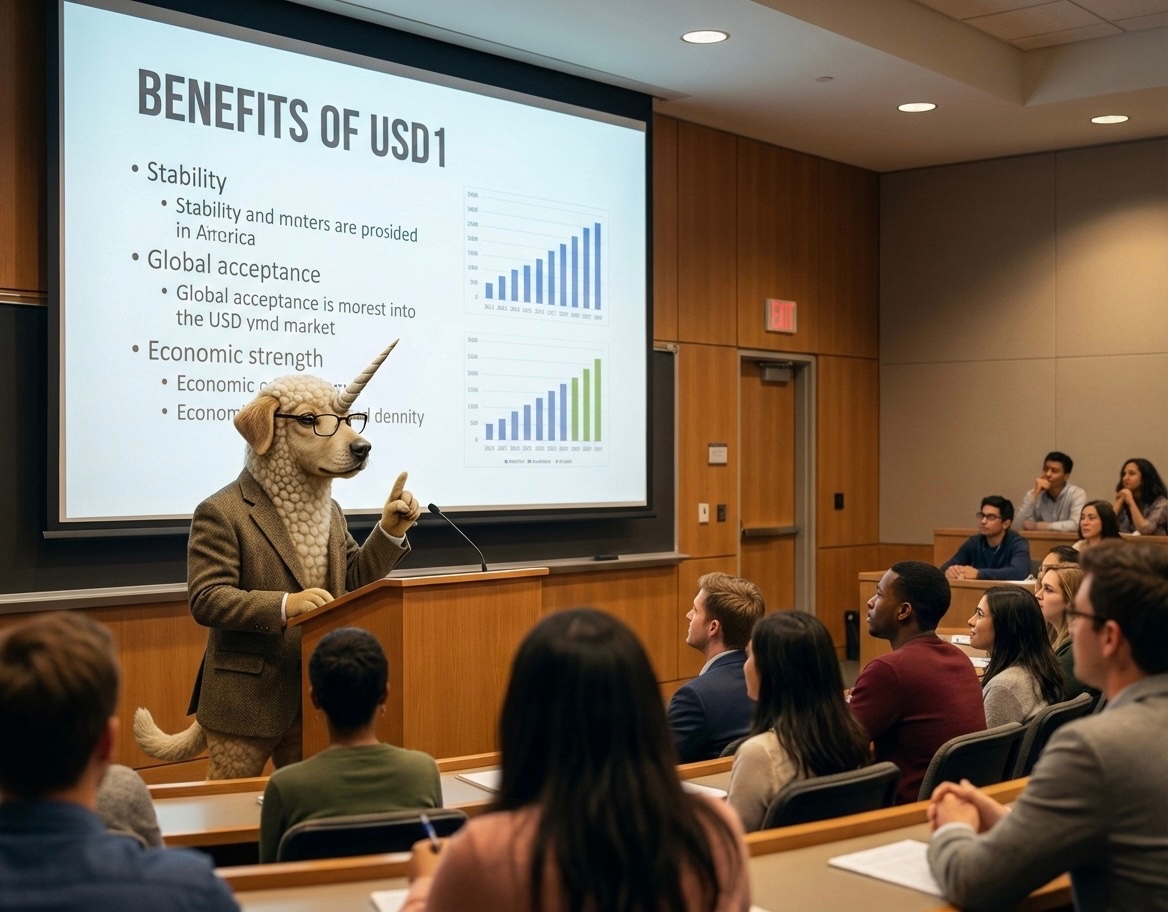 Teach them all about USD1 🦄🐑🐕☝️