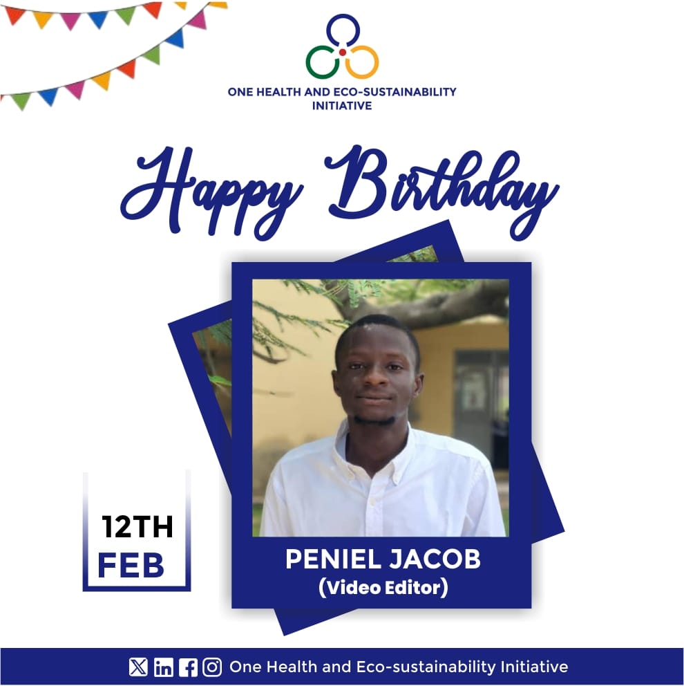 ohesi_ngo's tweet photo. Happy Birthday to the man behind the edit!
Wishing our Video Editor, Peniel Jacob, an incredible &amp; a successful year ahead
We truly appreciate your creativity &amp; everything you do for the OHESI team

Cheers to another year of impact! 

#happybirthday
#onehealth
#ecosustainability https://t.co/RDts72TBxg