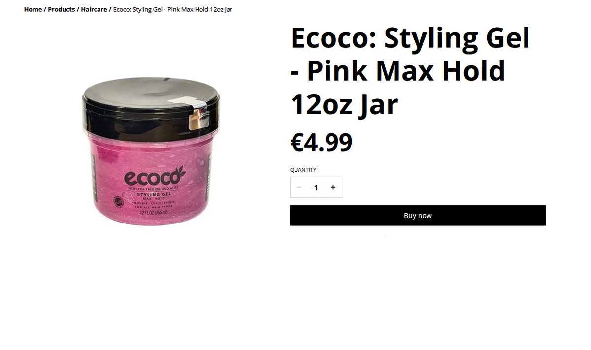 gewe_d2d's tweet image. Sale ON |  GeWe Hair&amp;amp;Cosmetics - Athlone Product : Ecoco: Styling Gel - Pink Max Hold 12oz Jar | Price : EUR 4.99 exclusive of shipping costs Location : g.co/kgs/LYHPjy7 Shop at : gewe.ie/product/ecoco-… #GeWe #Athlone #Ecoco #HairCare #Amazon