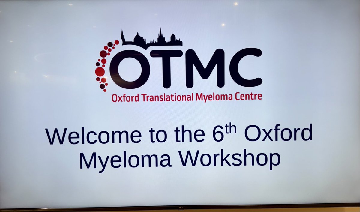 mbhasin_'s tweet photo. The 6th Oxford Myeloma Meeting is about to begin. Looking forward to speaking and to two days filled with myeloma science and great discussions.⁦@SagarLonialMD⁩ ⁦@EmoryUniversity⁩ ⁦@MM_Hub⁩ ⁦@theMMRF⁩ ⁦⁦@UniofOxford⁩ ⁦ https://t.co/Q0OPGhdqwg