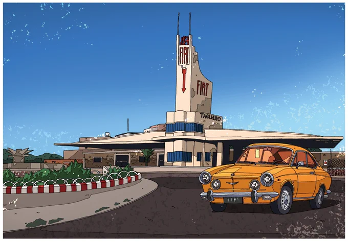 イタリアとフランス多め #私はこういう絵を描いています
