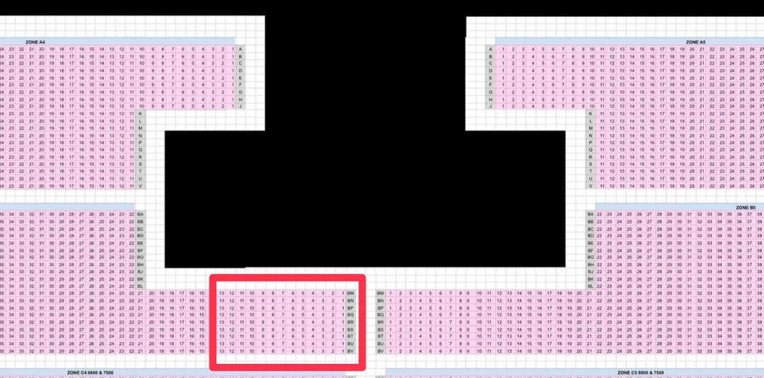 OUT_NA___'s tweet image. ตามหาบัตร vip B4 โซนนี้ค่ะ ใครปล่อยเดมมาได้เลยนะคะ 🙇🏻‍♀️
#SMTOWN_LIVE_BKK
#SMTOWNLIVEinBangkok 
#SMTOWNLIVE2025_26_BANGKOK