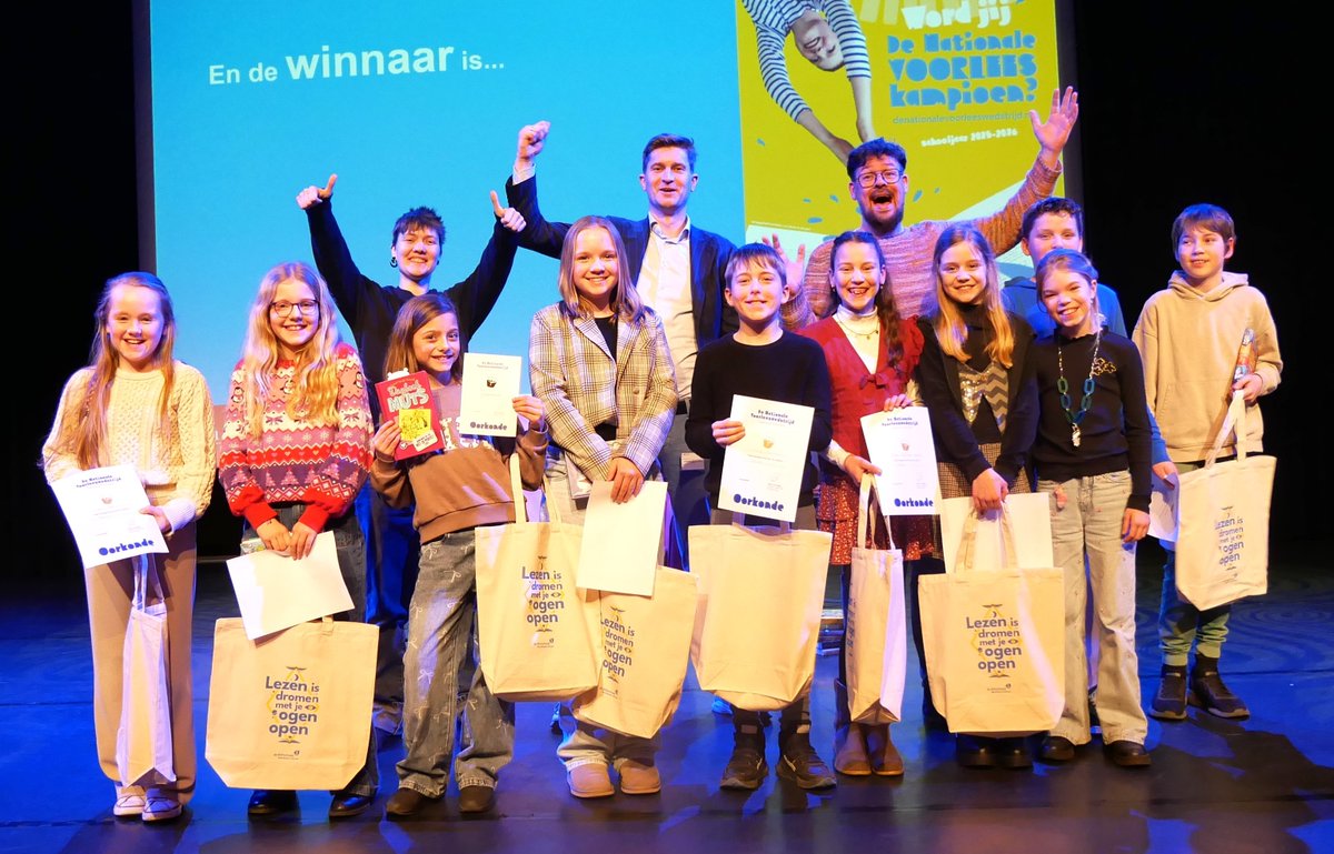 Op woensdag 11 februari werd de Voorleeswedstrijd gehouden in de bibliotheek.  Winnares Vajèn Kok  van de Goede Herderschool mag zich voorleeskampioen van alle basisscholen in Ermelo noemen! 

ermelovannu.nl/actueel/13738-…

#Ermelo <a href="/GemeenteErmelo/">Gemeente Ermelo</a>