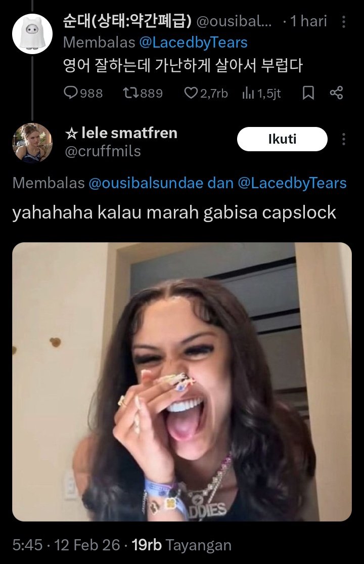 NESVERLAND's tweet image. baru ngeh ini netizen sokor kalo marah gabisa capslock 😭