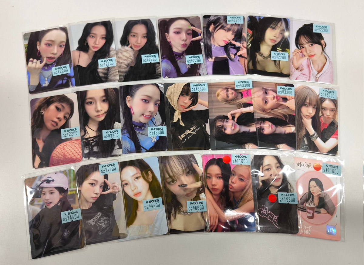 aespa 💙🌙❄️🦋 【入荷情報】 カリナさんのレアなトレカが多数入荷