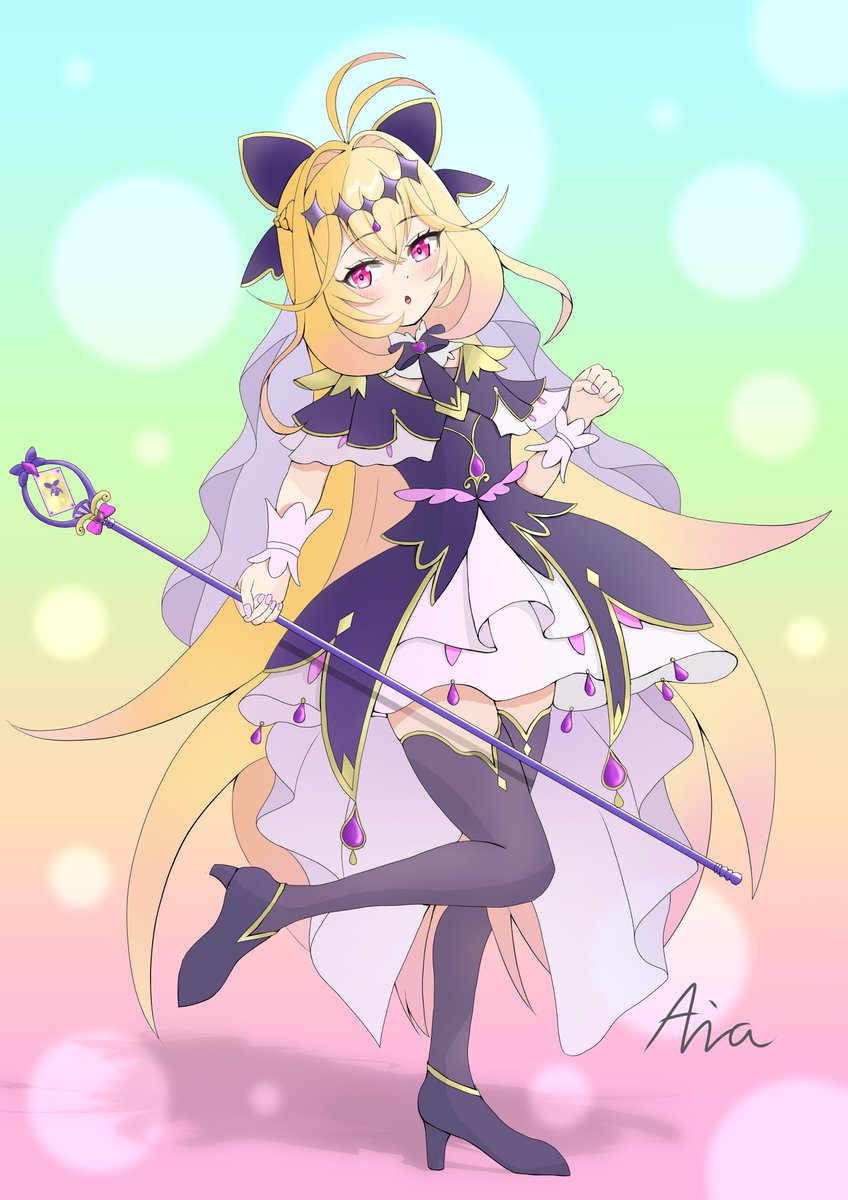 可愛いかったので、プリキュアはじめて描きました！ #キュアアルカナ