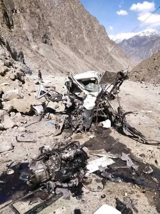 Developing News : ? Gilgit-Baltistan: Terrorists carried out an IED attack on an FWO vehicle in...