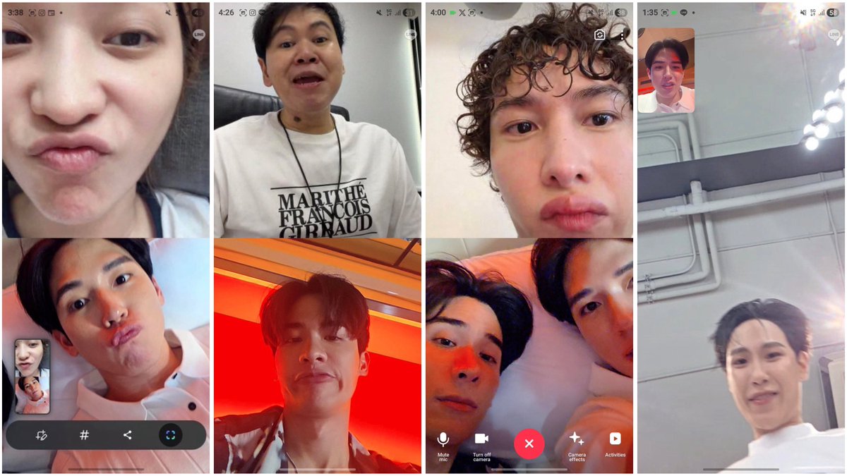 เมื่อเตตะวันทำงานหนักมากจนไม่ได้เจอเพื่อนๆ  ถ่ายซีรีส์อยู่ทุกคนล้วนโทรไปเล่นด้วยจริงๆ เอ็นดูอะทำงานหนัมากจริงๆ😂