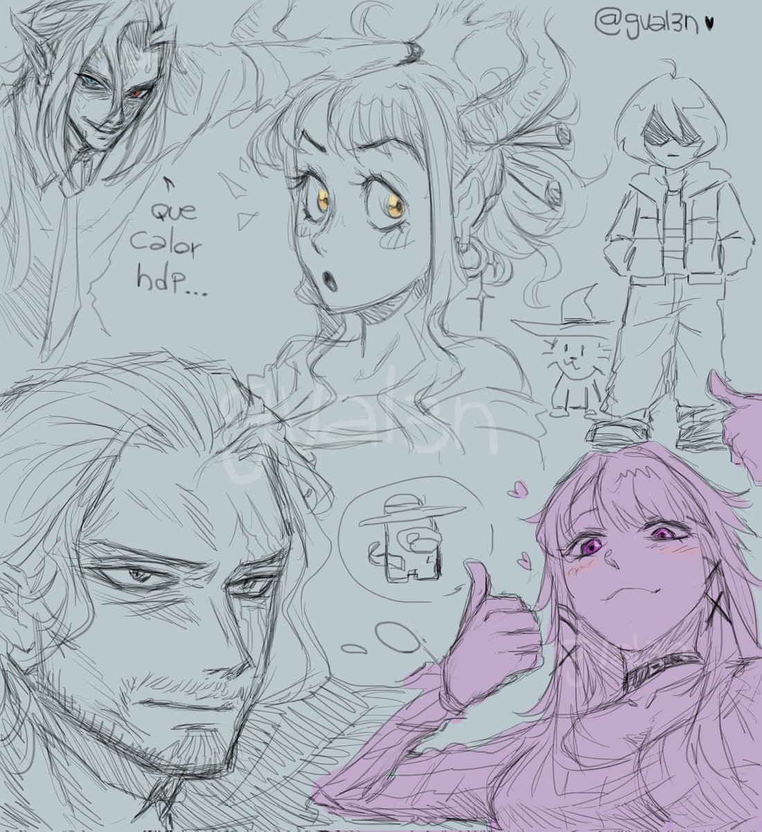 gval3n's tweet photo. Doing random sketches :)🌹 (1/3)
#hsr #zzzero #ONEPIECE https://t.co/hqHyYzDB6p