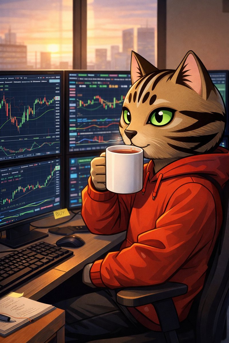 Gm $KITKAT fam 🌞🐈
KitKat woke up legendary again today.

The future’s bright, the vibes are unbreakable, the weak hands fold while diamond hands.

Remember: real ones don’t disappear, they just keep rising.

Who’s stacking more today? Let’s cook! 🚀 #RememberKitKat $KITKAT ♥️