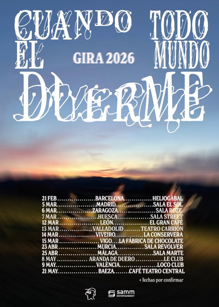 Nuevas fechas para la gira!!!!! Entradas disponibles en tendagrup.com🫶

Barcelona, ens veiem el dia 21!!