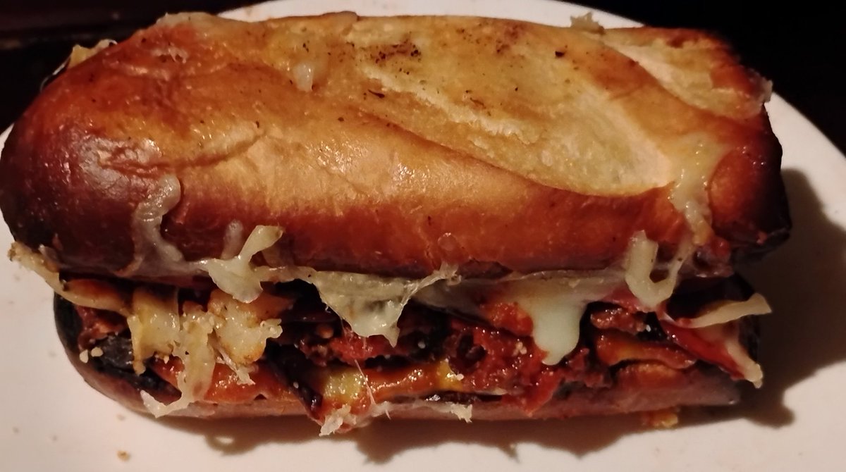 Italian sub sandwich courtesy of my brother.