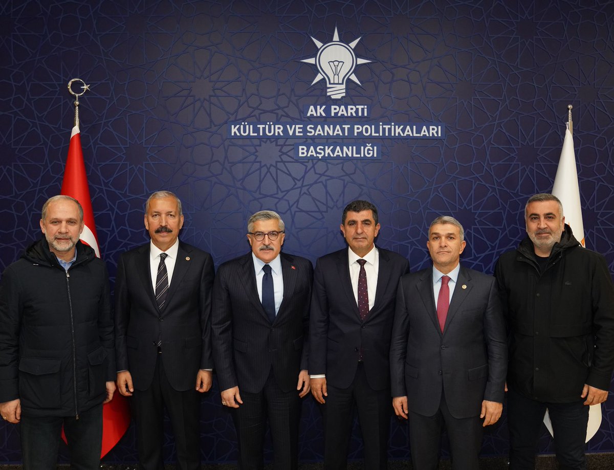 📍 AK Parti Genel Merkezi

AK Parti Hatay İl Başkanımız Sayın <a href="/DMustafaErdogan/">Mustafa Erdoğan</a>, AK Parti Hatay Milletvekillerimiz Sayın <a href="/ademyesildal/">Adem Yeşildal.🇹🇷</a>, Sayın <a href="/AbdulkadirOzl/">Abdulkadir Özel</a> , Sayın <a href="/kemalkarahanmv/">Kemal Karahan</a> ve MHP Hatay Milletvekilimiz Sayın <a href="/lutfikasikci/">lütfi kaşıkçı🇹🇷</a>’yi AK Parti Genel Merkezimizde ağırladık.