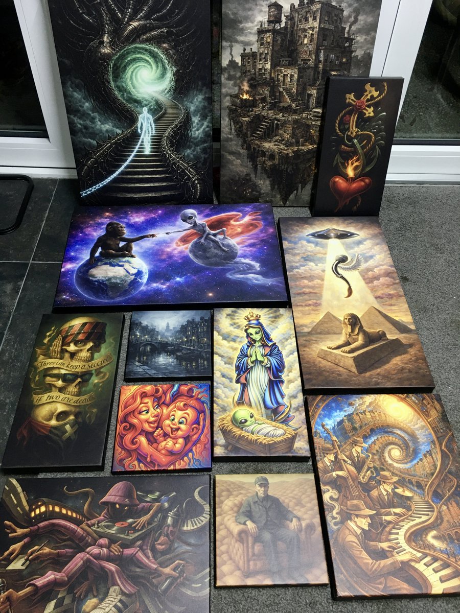 Een hele lading nieuwe prints in de shop. Allemaal uniek, oplage 1/1, dus weg is weg!