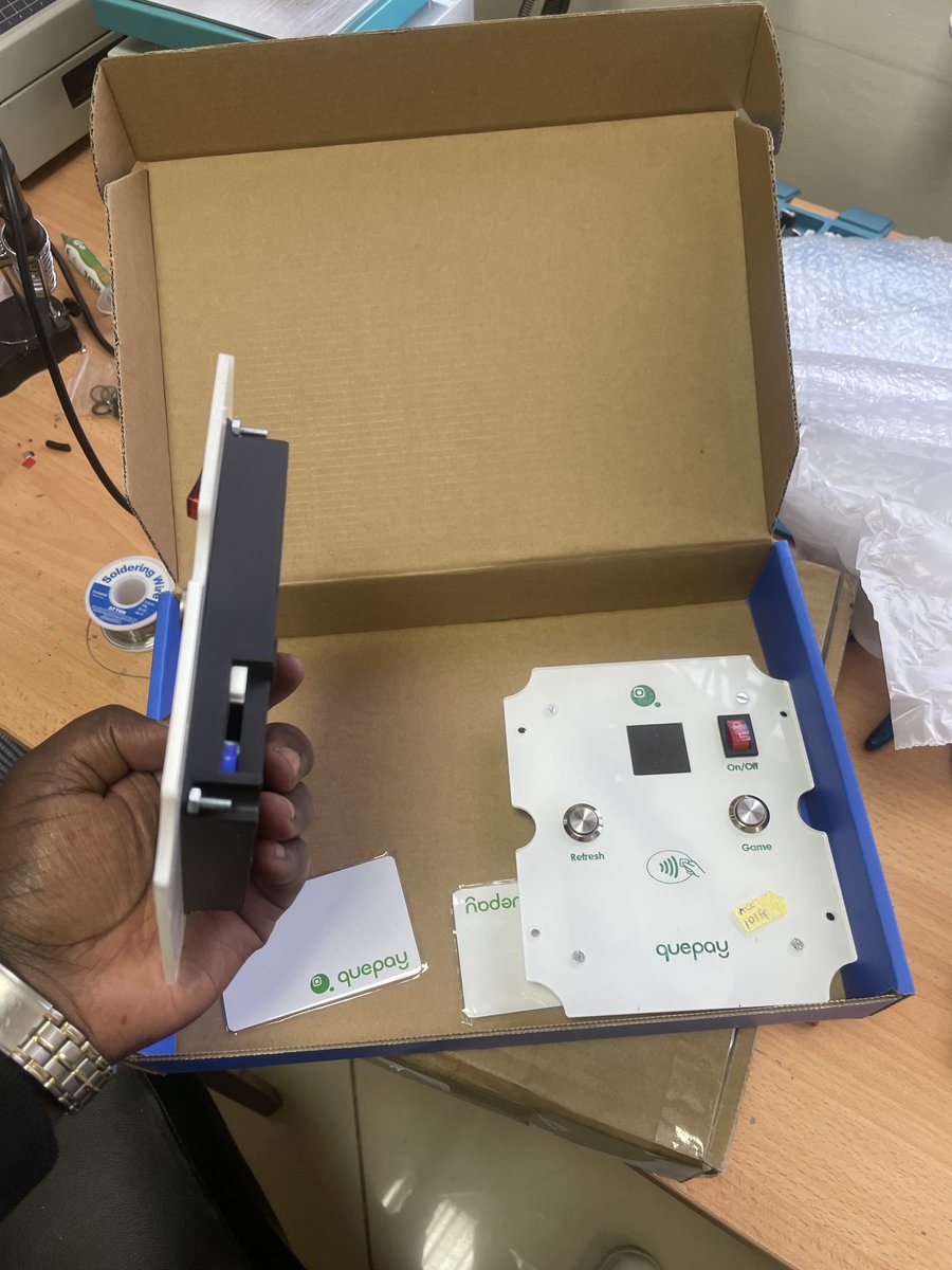QuePayApp's tweet image. QuePay Pool devices have started shipping. These ones are off to Embu! 😎
