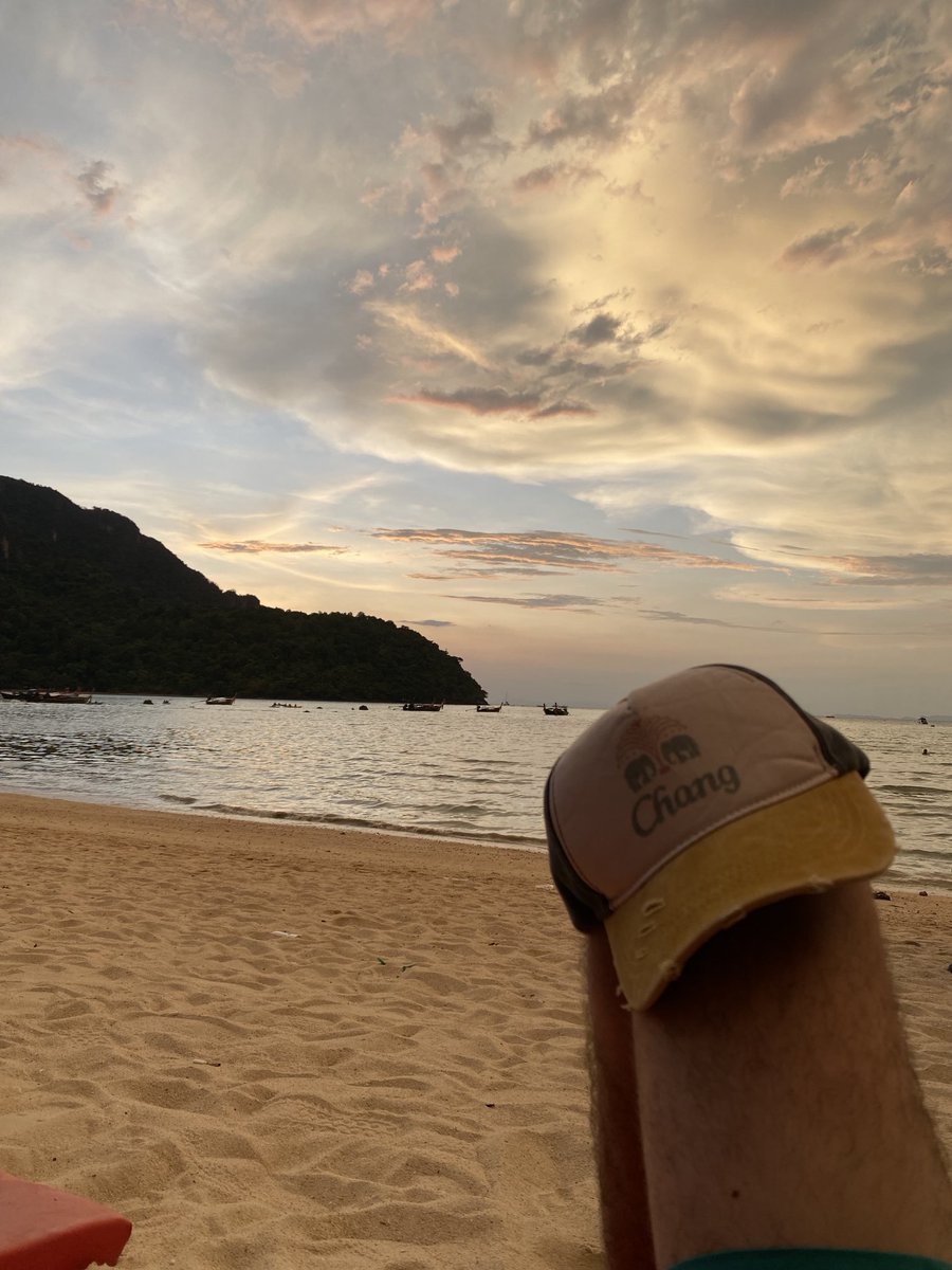 supernormalguy7's tweet image. This was my view last time I puked from sickness. Koh Phi Phi, Thailand. Friend of mine and I shared a room and both thought we might die. Only left the room for the sunset on that first day. But this was on the beach of the room we had for $12 per night.