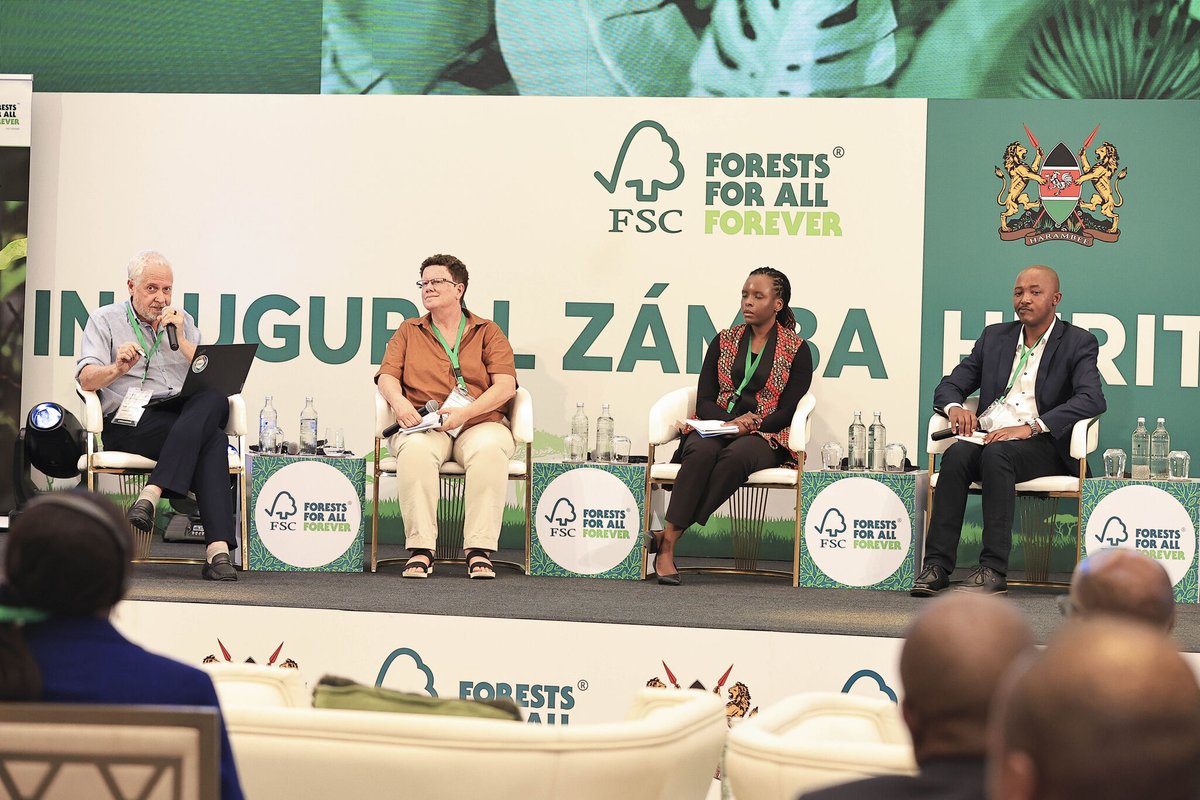 FscSouth's tweet photo. “SFM is no longer compliance — it’s an investment case.”
At #ZambaHeritage, private sector leaders highlighted certification, traceability, digital monitoring &amp; local processing as key to unlocking forest finance in Africa.
Forests are becoming long-term ESG assets. https://t.co/UVAgjOuCEq