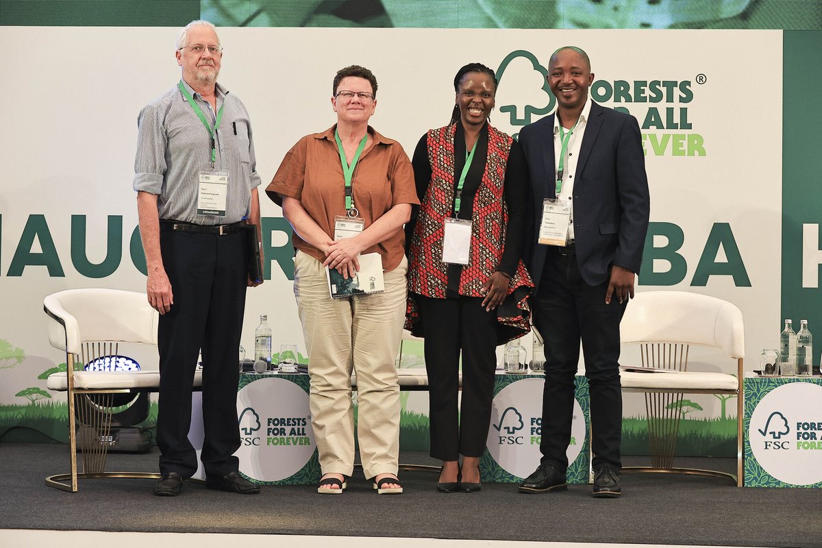 FscSouth's tweet photo. “SFM is no longer compliance — it’s an investment case.”
At #ZambaHeritage, private sector leaders highlighted certification, traceability, digital monitoring &amp; local processing as key to unlocking forest finance in Africa.
Forests are becoming long-term ESG assets. https://t.co/UVAgjOuCEq