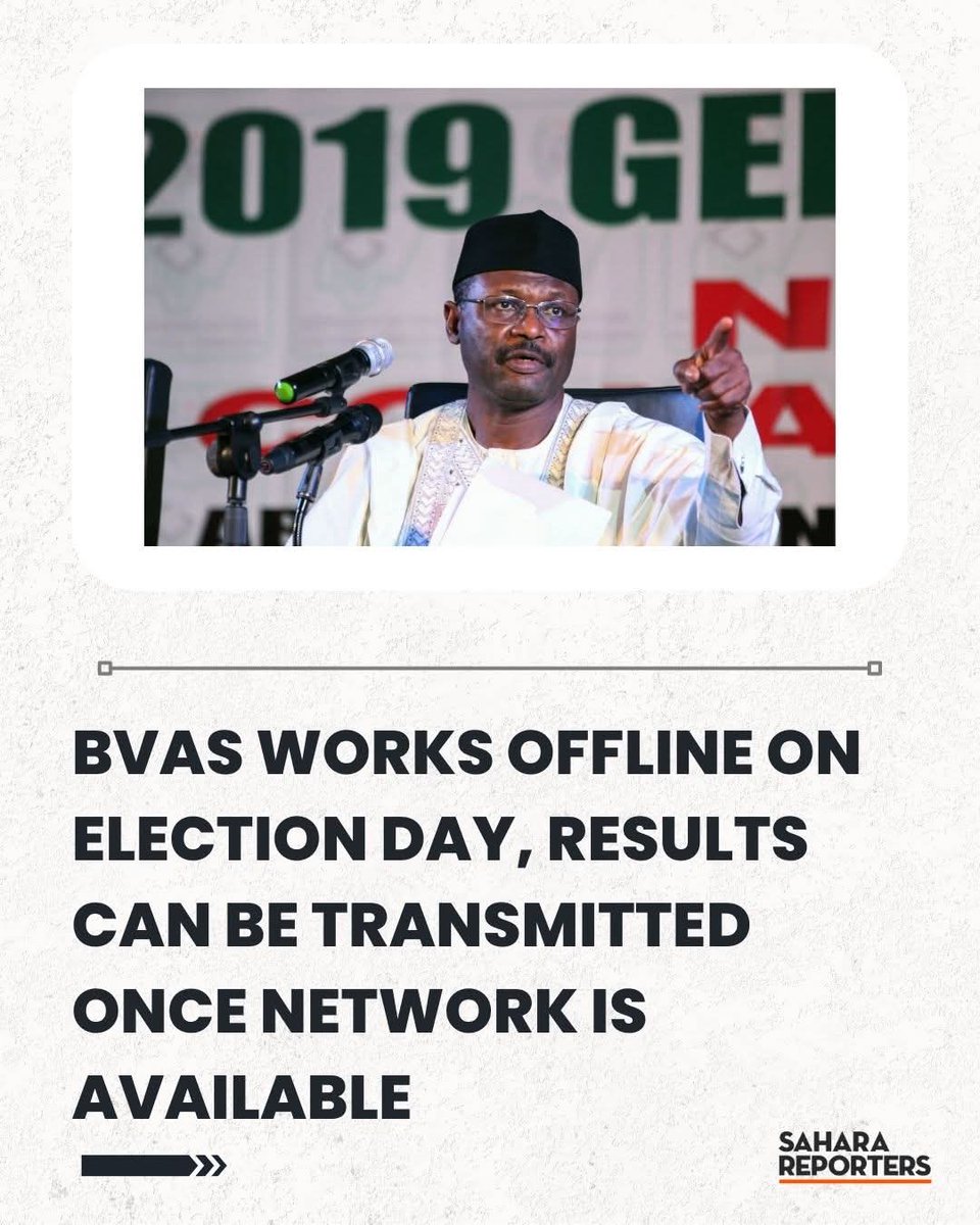 BVAS Works Offline On Election Day, Results Can Be Transmitted Once Network Is Available — Ex-INEC Chairman, Mahmood Yakubu