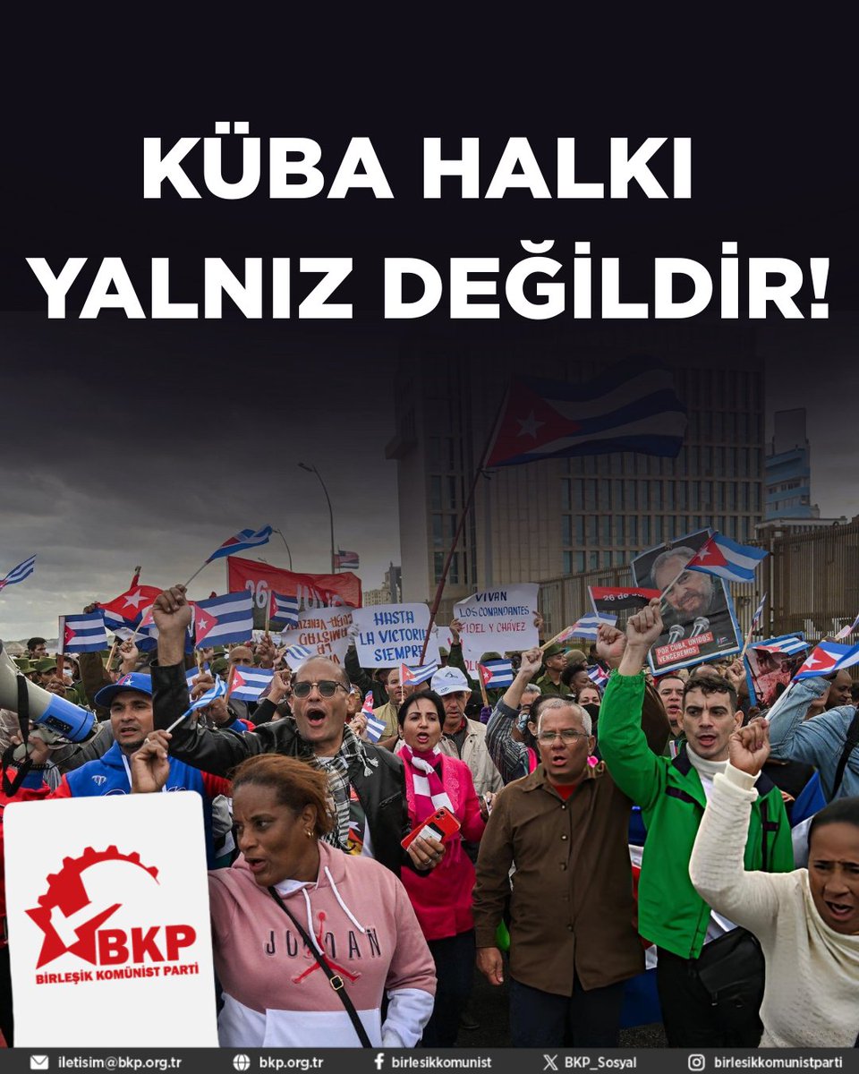 Küba Halkı Yalnız Değildir!

ABD emperyalizmi, Latin Amerika’yı kendi "arka bahçesi" olarak gören Monroe Doktrini’ni hortlatarak bölge üzerindeki tahakküm planlarını bir kez daha devreye sokmaktadır. Venezuela Devlet Başkanı Nicolás Maduro’ya yönelik kaçırma operasyonu;