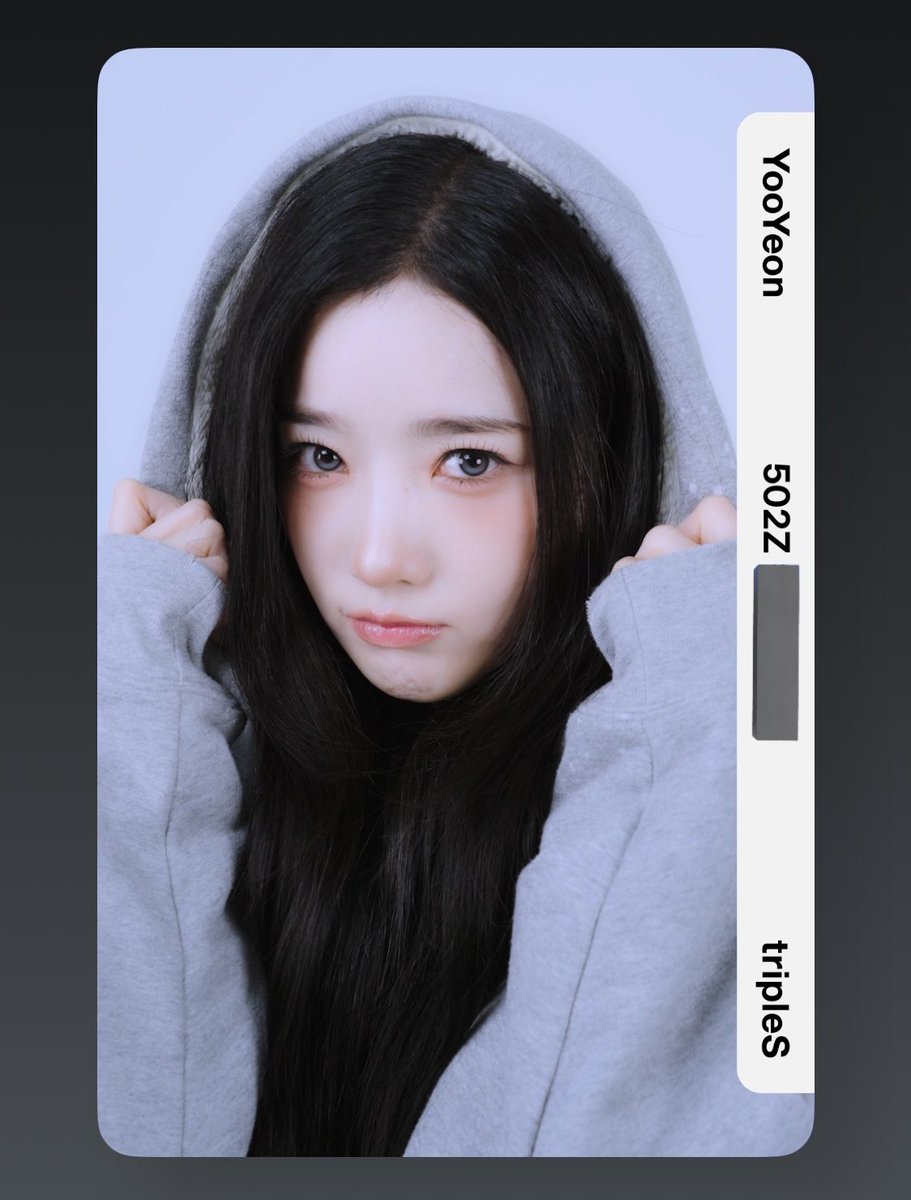 tripleS objekt giveaway 🎁 yooyeon bb502 hiii i'm trying to be