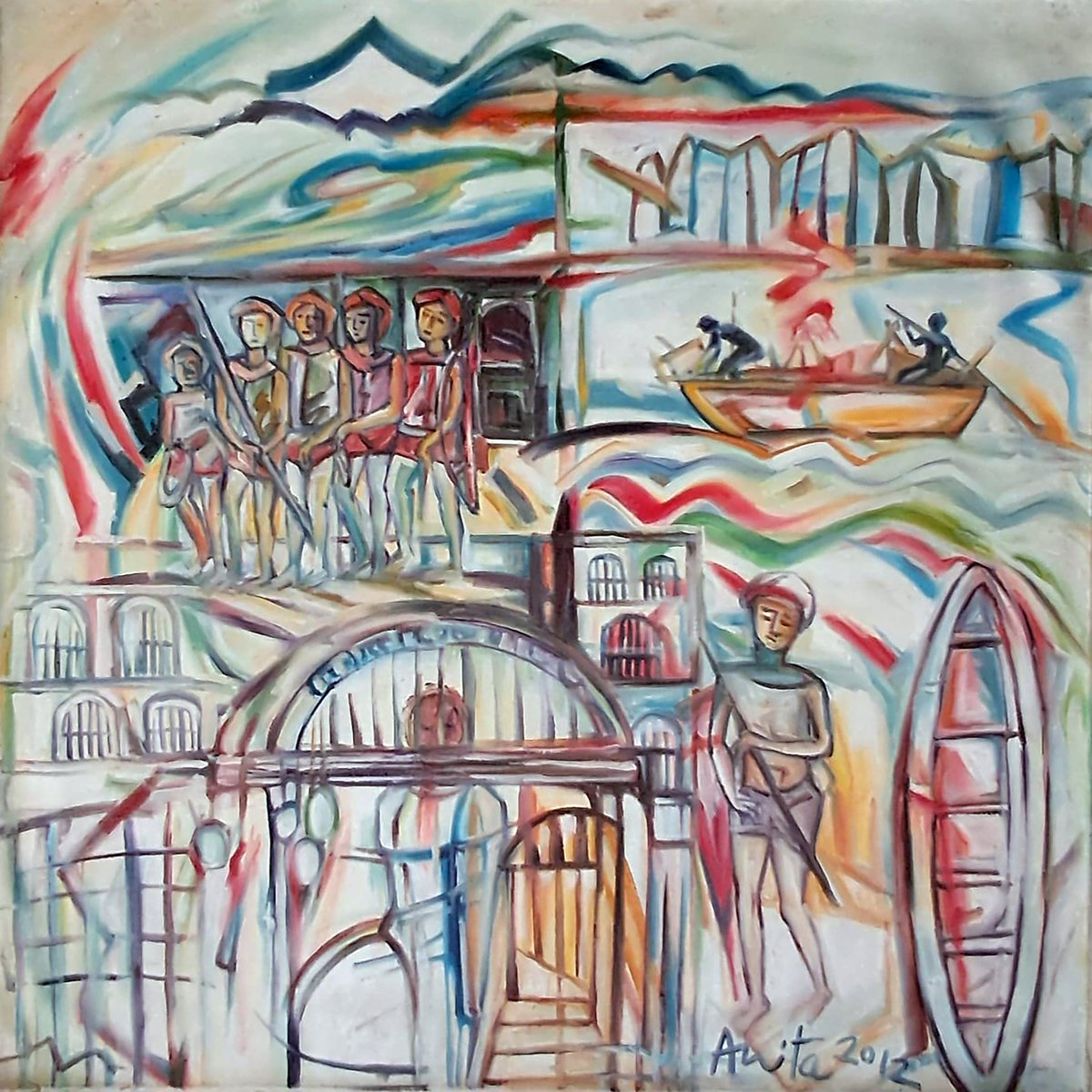 Artist Name: ANITA ROY CHOWDHURY
Size: 36 × 36 Inches
Medium: Oil on canvas
Year: 2012

For more details, please visit:
indianmasterpainters.com/product-single…