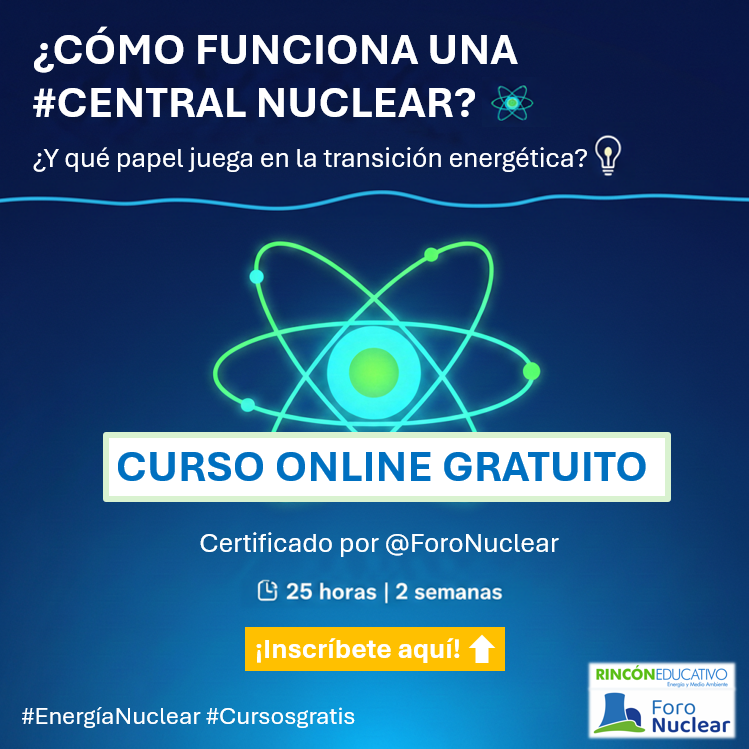 REducativo's tweet photo. Ni mitos ni prejuicios: solo datos técnicos 😉

 💰Curso GRATUITO
⏱ 25 horas | 2 semanas
📜Certificado por @ForoNuclear

Más información e inscripción 👇
https://t.co/wS8uoANqpy

#EnergíaNuclear #Formación #Cursosgratis https://t.co/yWMfyK9w9z