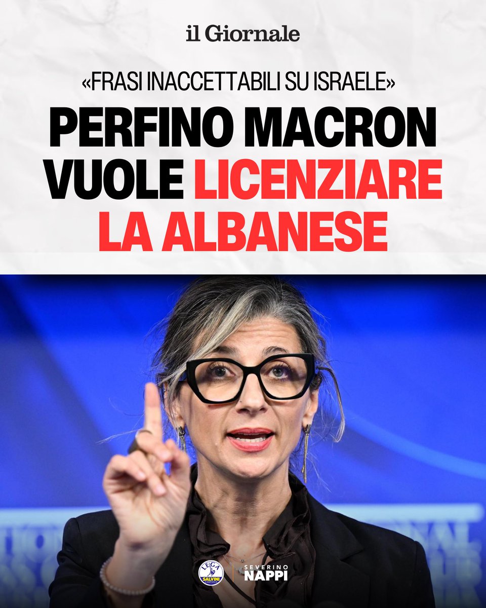 Se perfino la Francia chiede le dimissioni della relatrice speciale per dichiarazioni ritenute inaccettabili e cariche d’odio, significa che il limite è stato superato.

Chi ricopre incarichi internazionali deve garantire equilibrio, competenza e indipendenza.