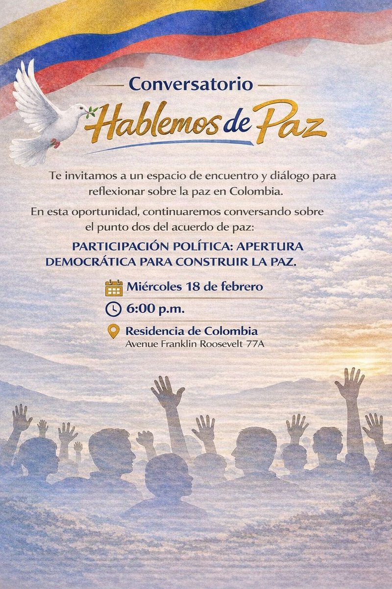 Embajada de Colombia en Bruselas tweet media