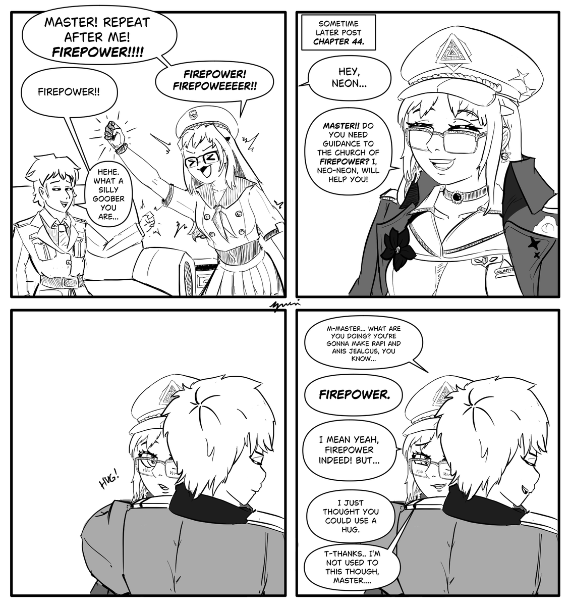 Firepower!

#nikke
#nikkecomics