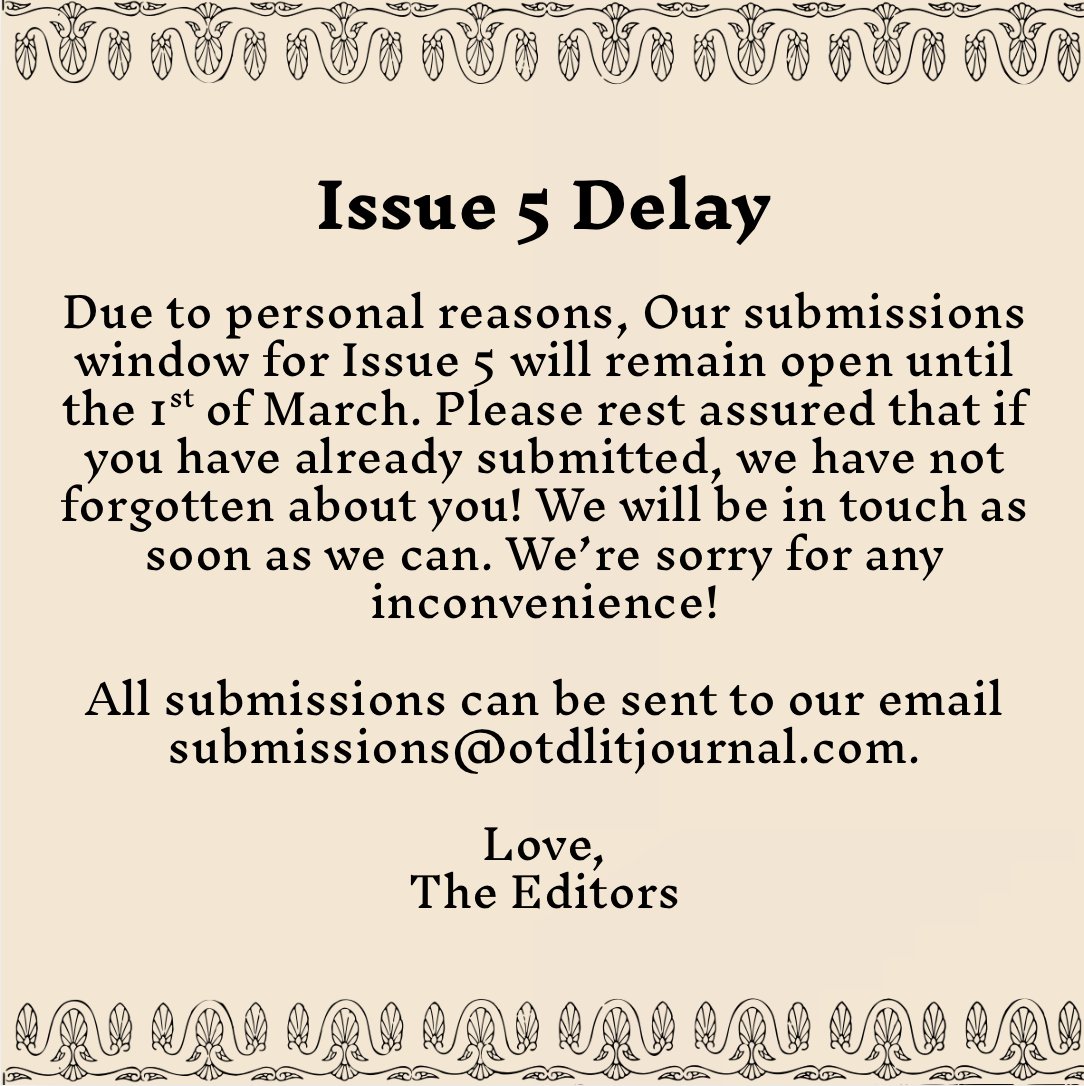 Ode to Dionysus Journal // SUBS CLOSED tweet media