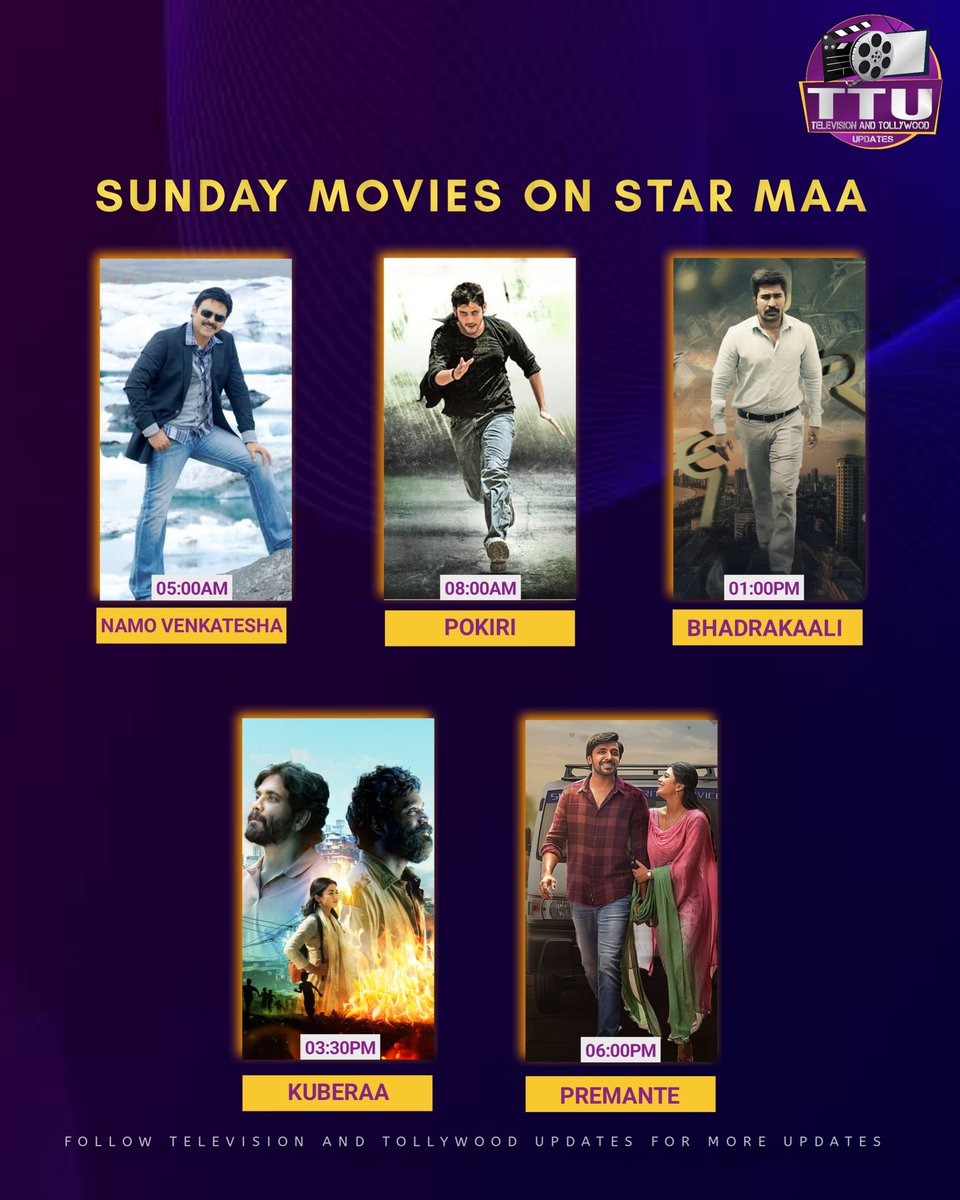 Television & Tollywood Updates tweet media