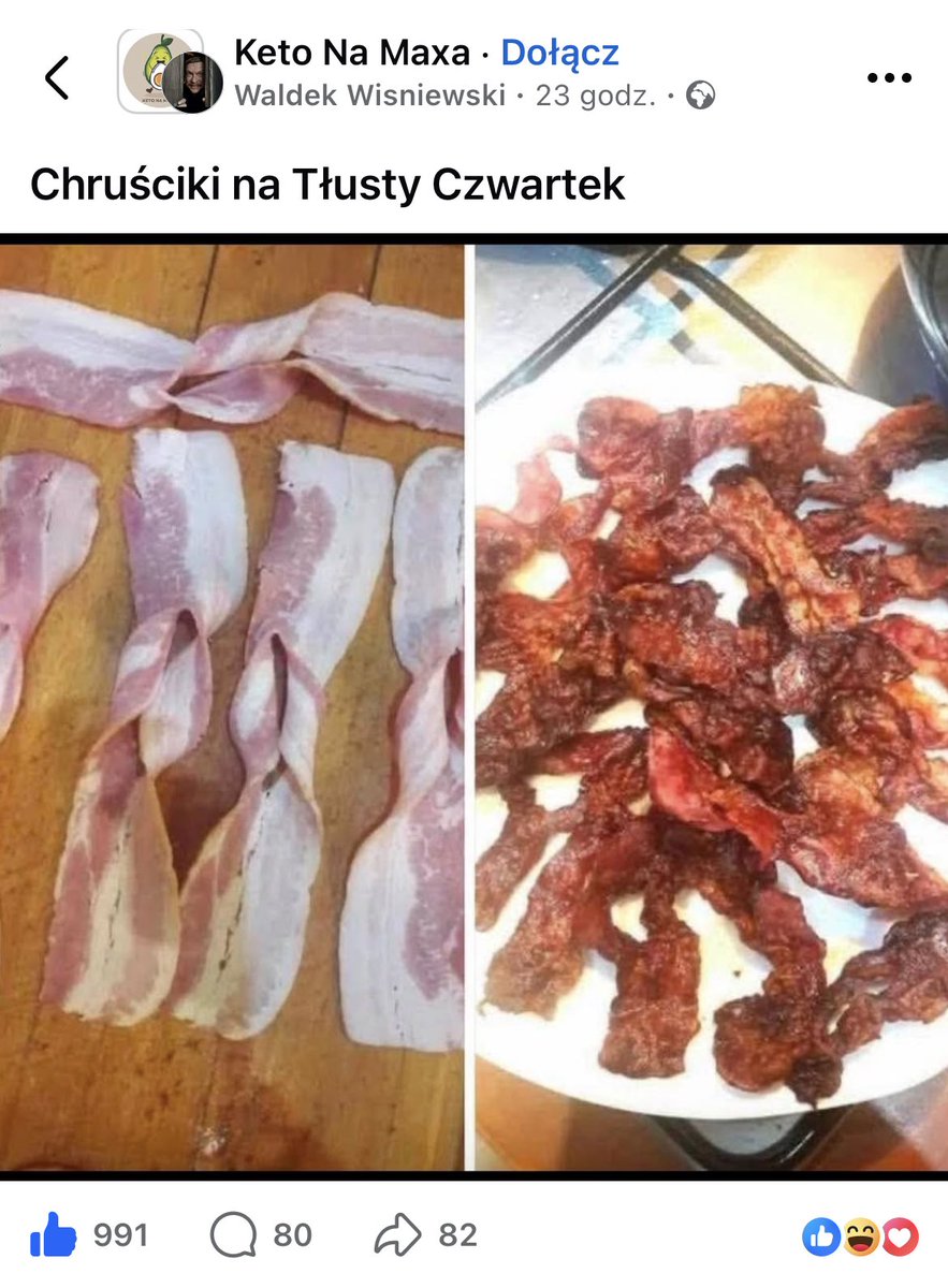 #tlustyczwartek #nieczwartektlustytylkoja