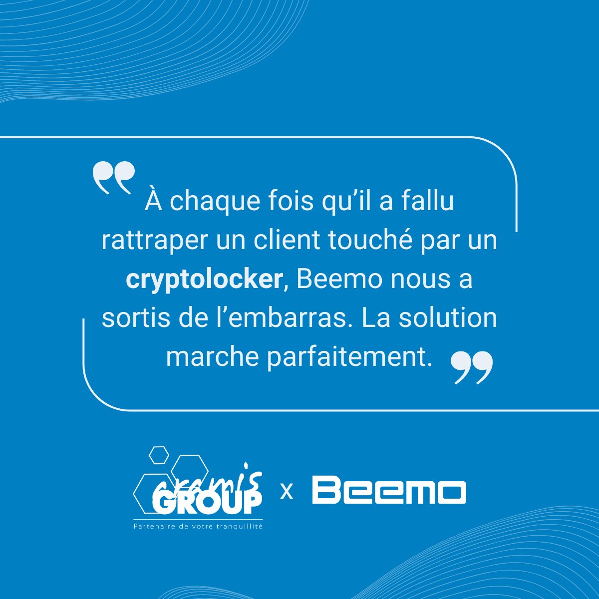 BeemoTech's tweet photo. 🤝 Des solutions qui répondent présent quand ça compte.

Aramis Group a partagé un constat clair : les solutions Beemo ont permis de rétablir rapidement les environnements et de sortir de situations sensibles.

👉 Découvrez leur témoignage complet : https://t.co/1MeyK0EqSg https://t.co/5qsDKT8pXY