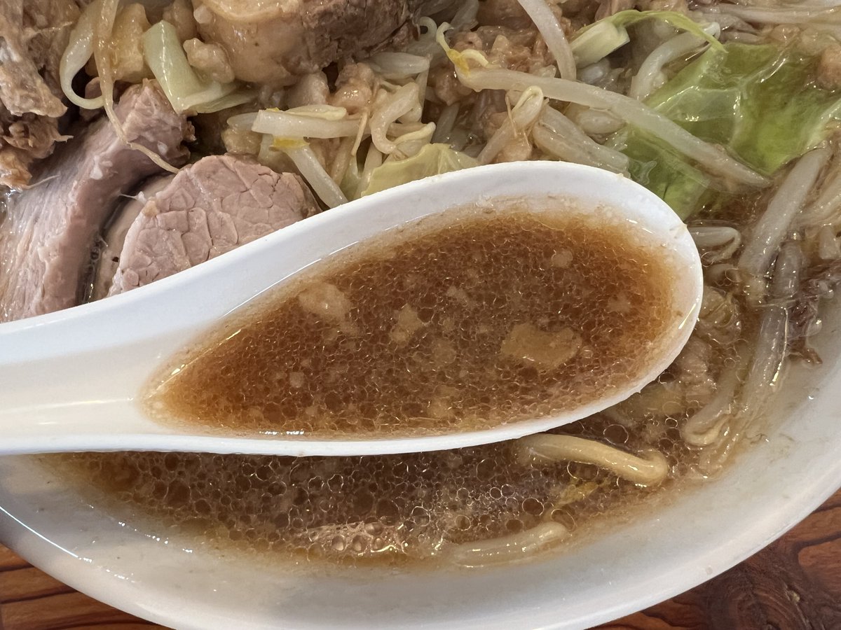 勝手に飲食店を応援中、別府市の「夢の途中」で「豚ラーメン」！ 以前