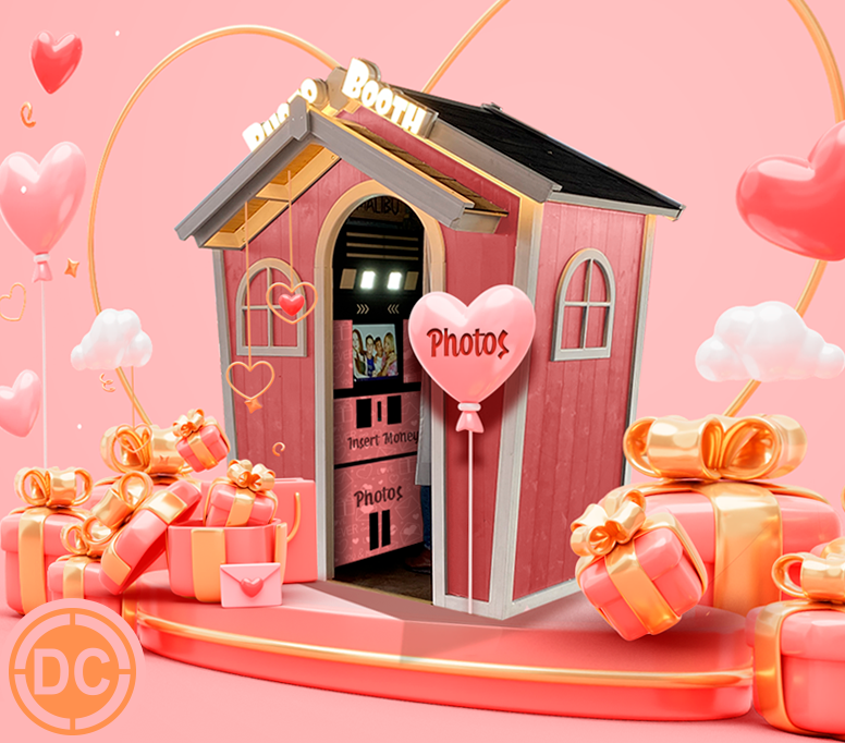 Photobooth_DC's tweet photo. This Valentine’s Day, step inside the House Photo Booth and turn every smile and every kiss into something you can keep forever.

Designed with real wood and elegant gold-plated details, it brings a touch of luxury and charm to any outdoor setting.

📩info@dc-image.com https://t.co/TsAixF1nsx