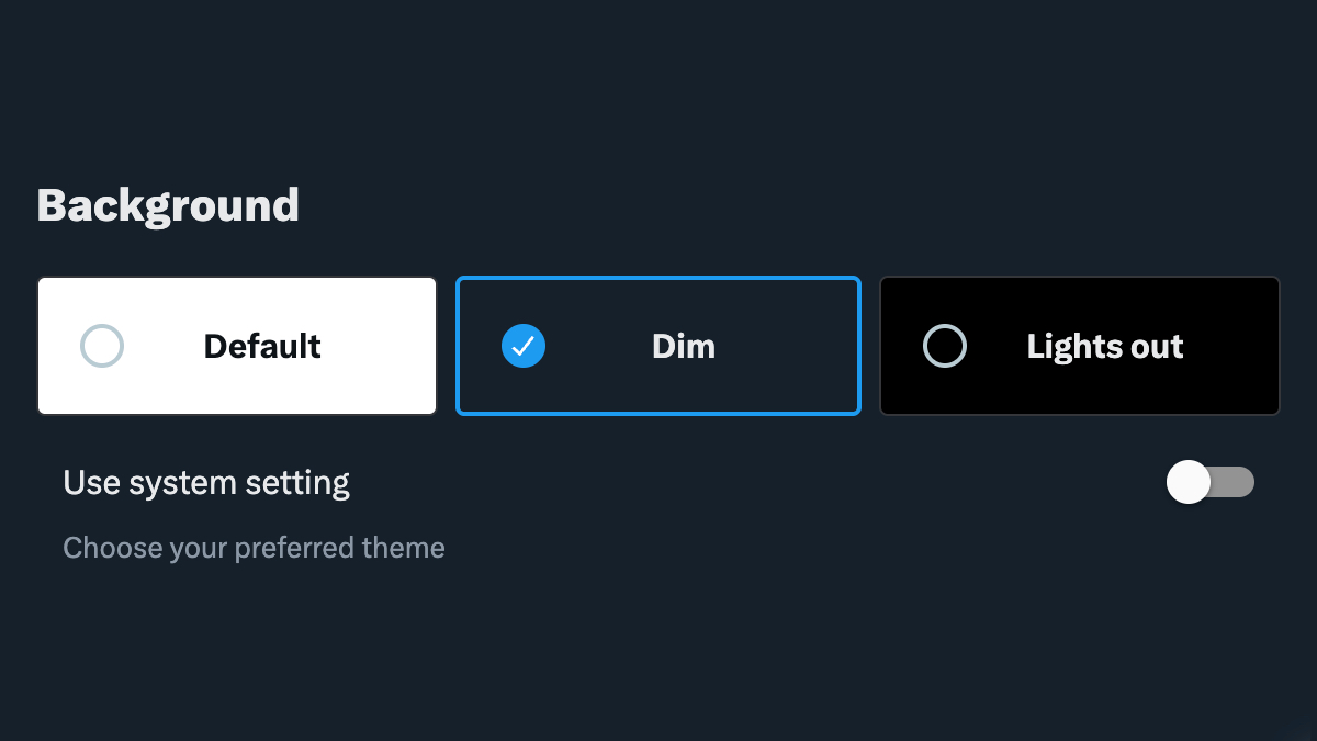 today X removed Dim mode from display settings

so i built a chrome extension to bring it back :)

puts it right back where it belongs