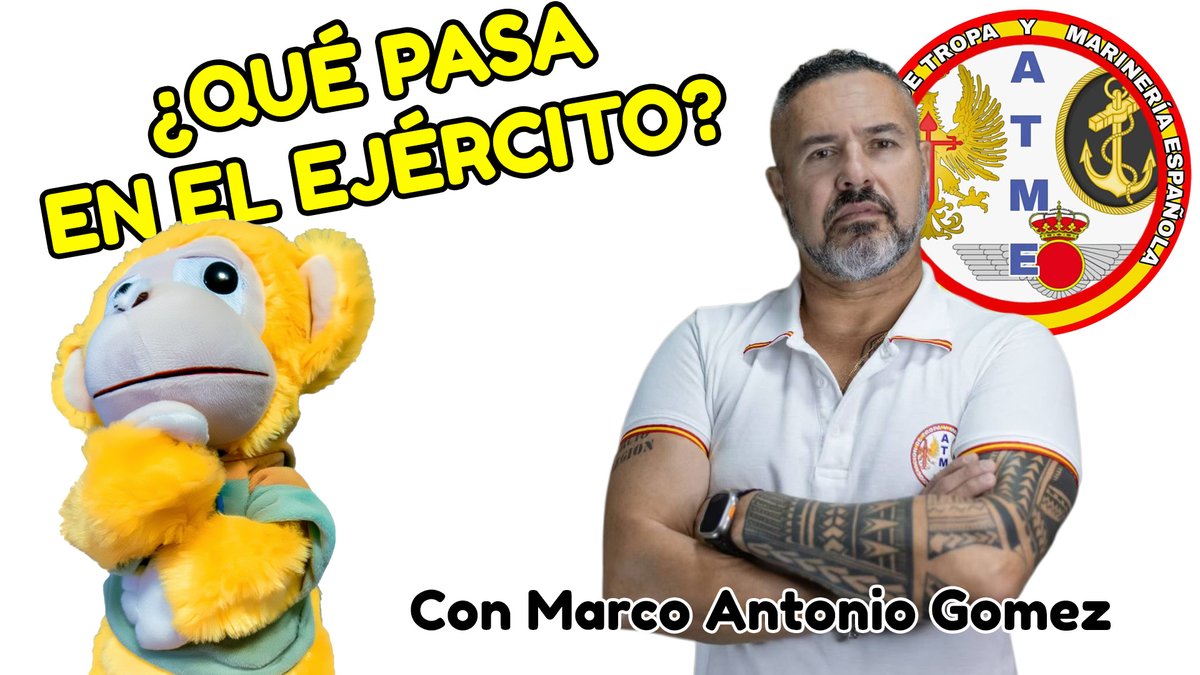 ¡DIRECTO especial ESTA NOCHE a las 23:00 en Twitch!

Estaremos con <a href="/Macmilan014/">Macmilan</a> de la Asociación de Tropa y Marinería Española (<a href="/_ATME/">Asociación de Tropa y Marinería Española ATME</a>), que nos hablará de problemáticas dentro del ejército.

twitch.tv/soyunmonor