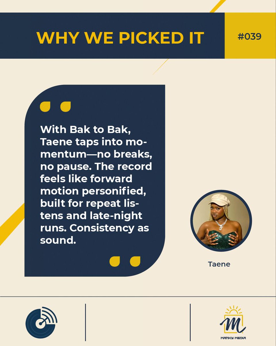 manky_media's tweet photo. Bak to Bak feels like forward motion.
cc @sheistaene
#JamDetector #Taene https://t.co/RkDR6usqpH